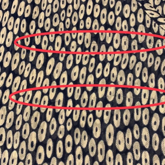 EILEEN‎ FISHER Ellipsis Printed Crinkle Silk Top - Picture 5 of 8